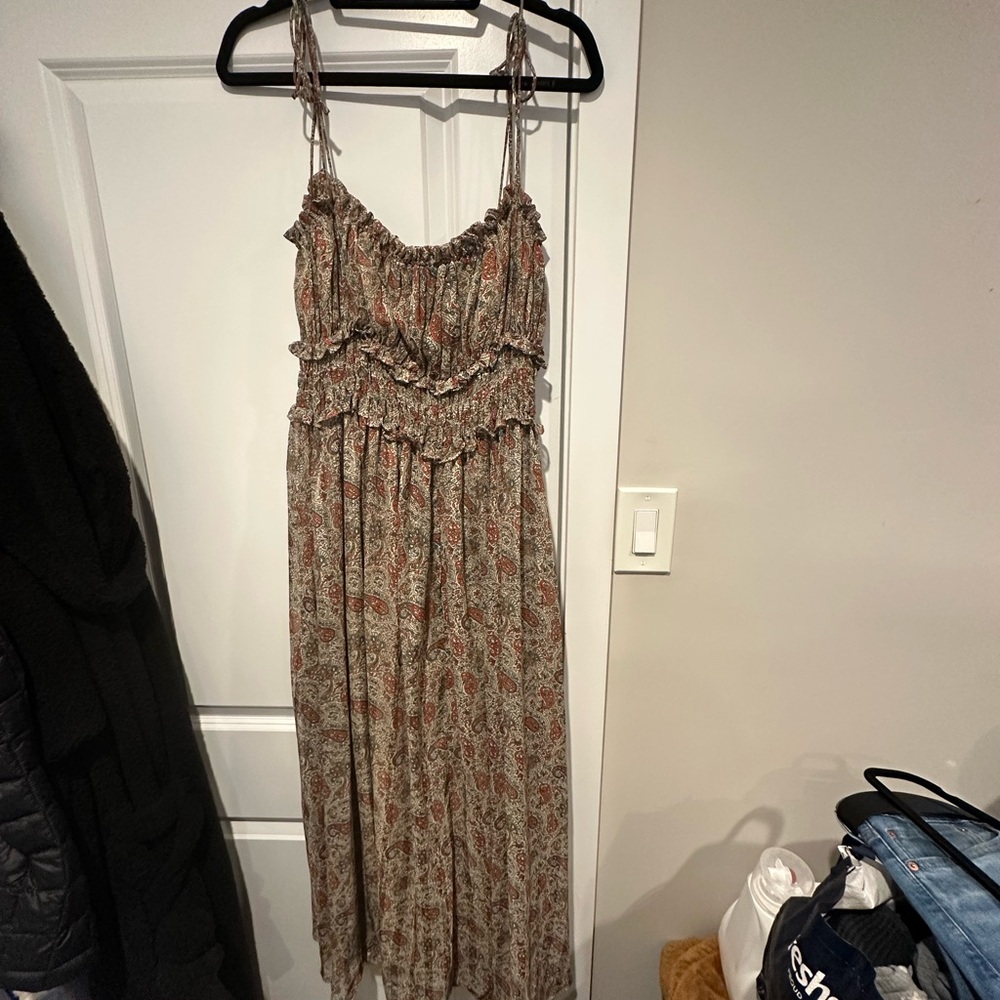 Dress Forum Floral Print Maxi Dress - Earth Tones